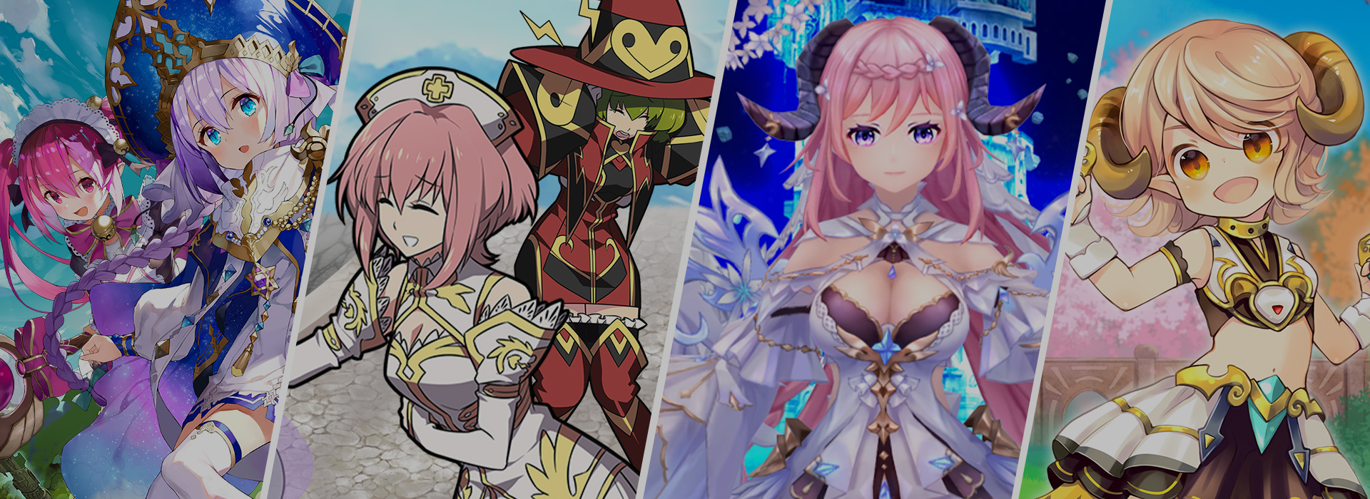 「幻想神域 -Another Fate-」「晴空物語 あげいん！」「Le Ciel Bleu Clair ～ル・シエル・ブルー・クレール～」「幻想神域 Echo of Cube」のファーストビュー